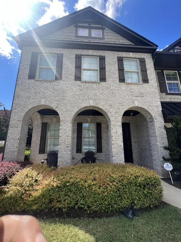 Trim & shutters — shutters, trim, and entry doors — exterior painting by Vibrant Painting, Greenville SC